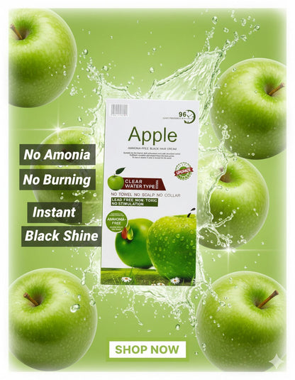 Original Apple Ammonia Free Hair Color Cream Organic, (1000ML)