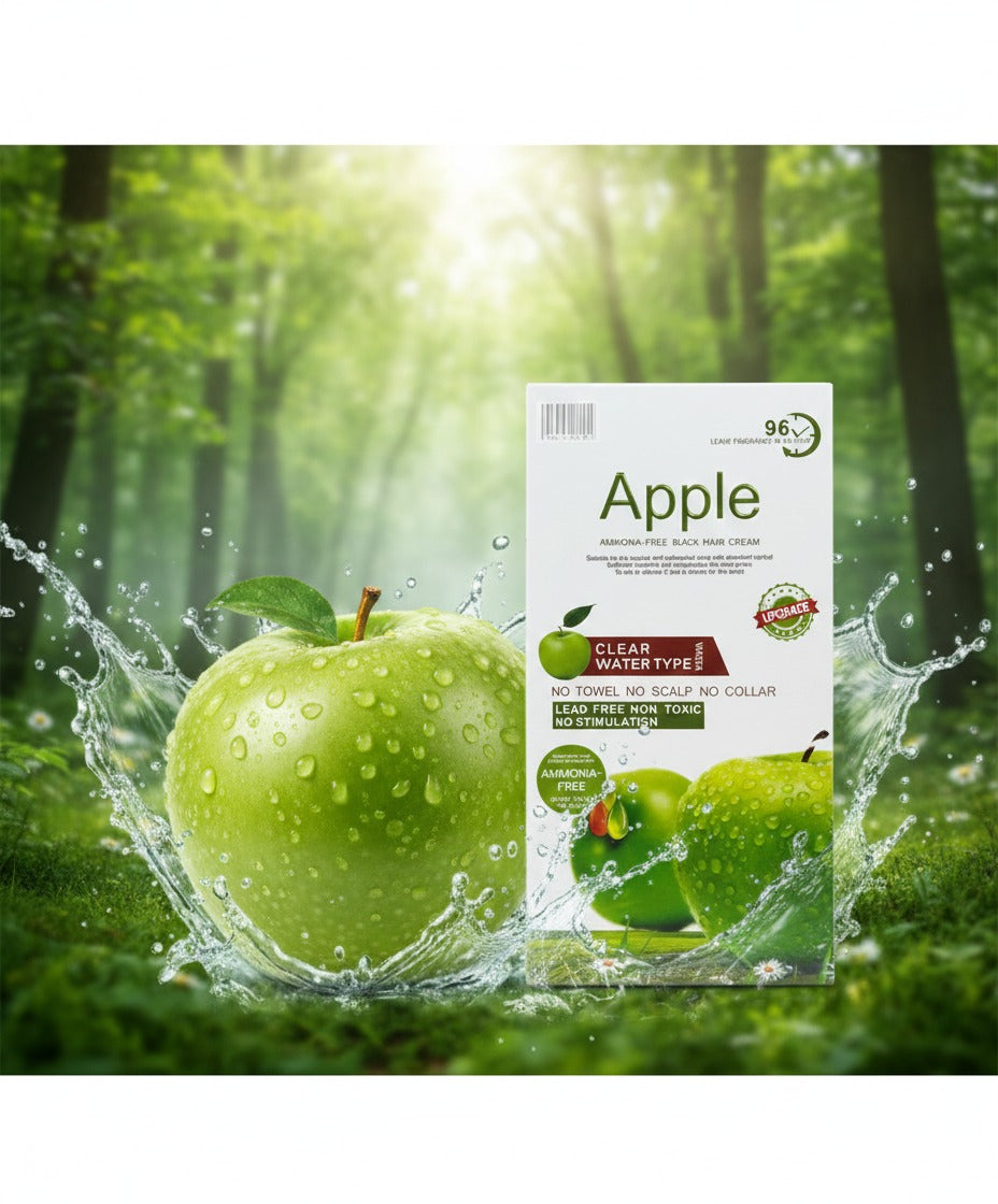 Original Apple Ammonia Free Hair Color Cream Organic, (1000ML)
