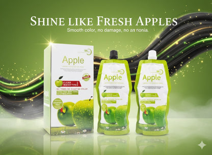 Original Apple Ammonia Free Hair Color Cream Organic, (1000ML)
